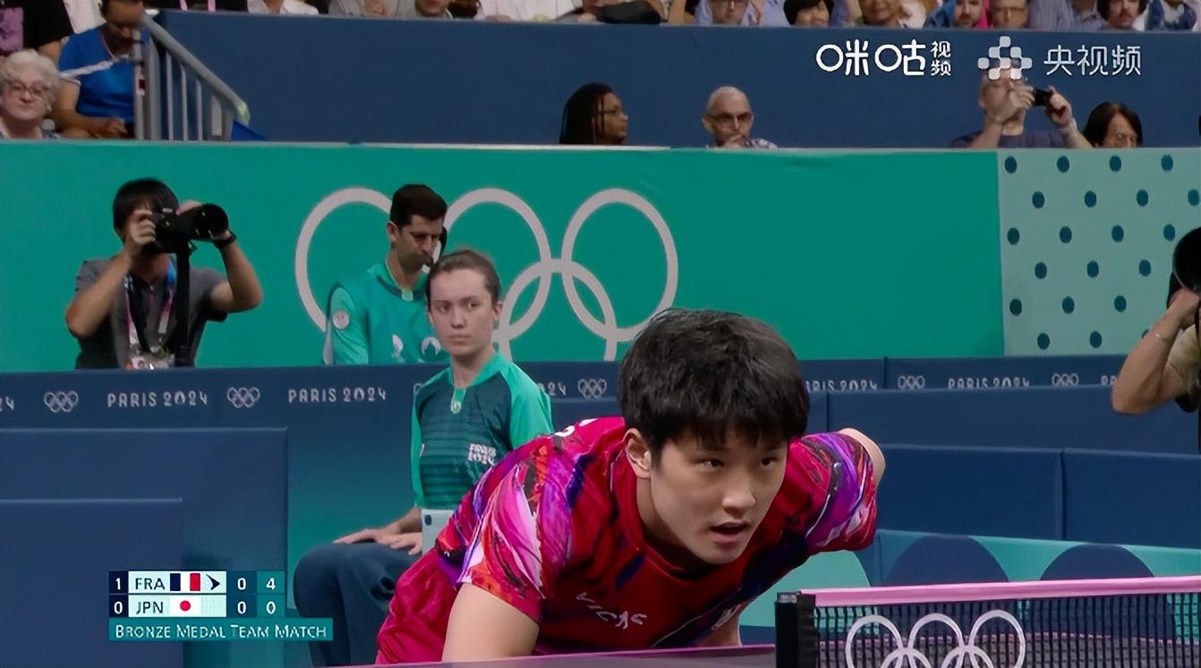 中国乒乓球队横扫法国乒乓球队，张本智和爆发神勇的简单介绍