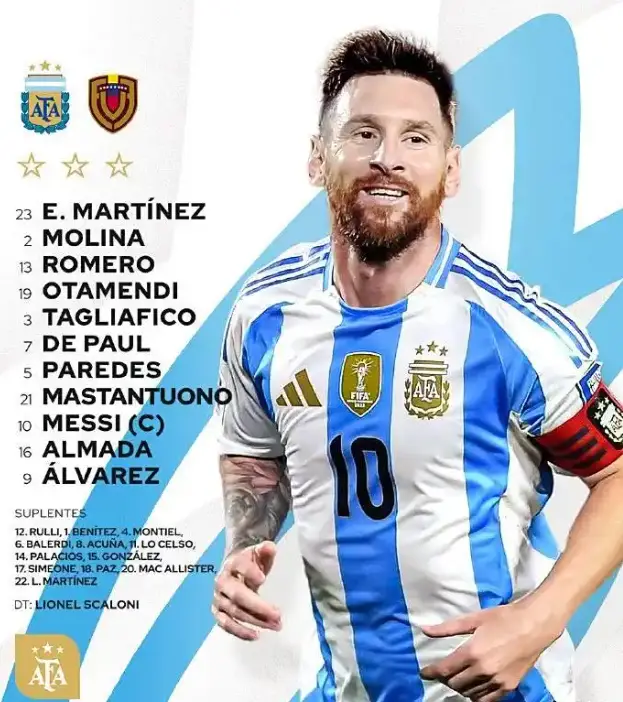 美国完胜阿根廷，梅西带队取胜